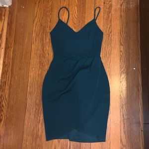 Lulus Forever Your Girl Teal Blue Bodycon Small